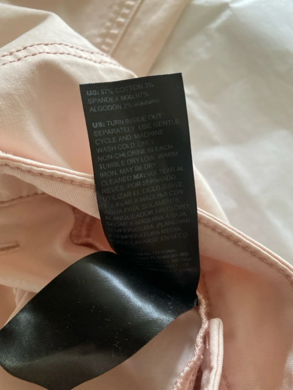 White House Black Market Pale Pink High-Rise Pants - Picture 9 of 10